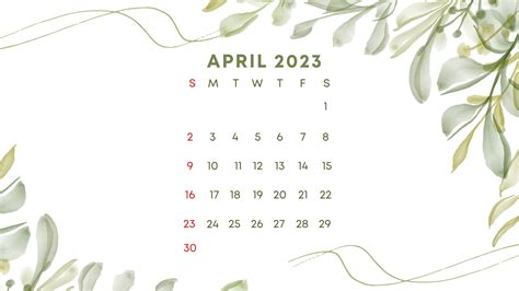 April 2023 Calendar Wallpapers Wallpaper Cave