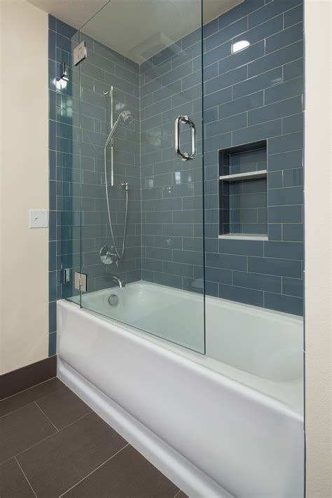 Coastal shower doors gridscape series v1 36 in. Glass Doors for Bathtub - HomesFeed