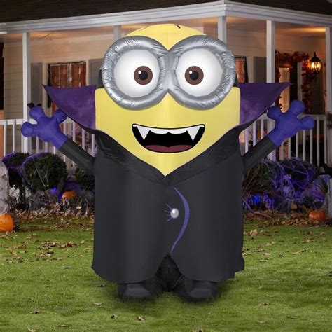 Gemmy Gone Batty Minion In The Halloween Inflatables Department At