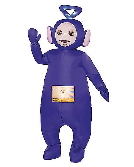Adult Tinky Winky Inflatable Costume Teletubbies Spencers