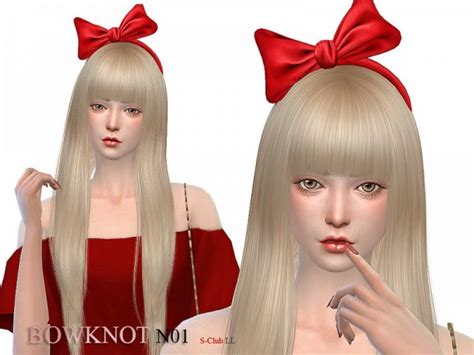 The Sims Resource Bowknot 01 By Sclub • Sims 4 Downloads