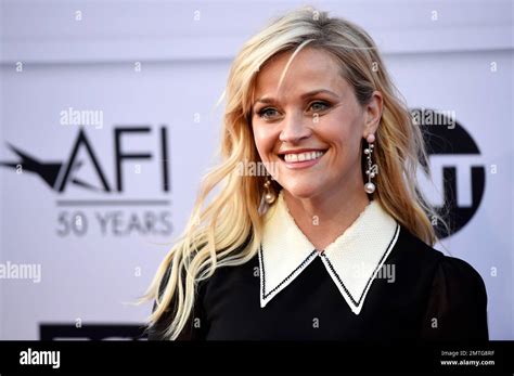 Actress Reese Witherspoon Poses At The 45th AFI Life Achievement Award
