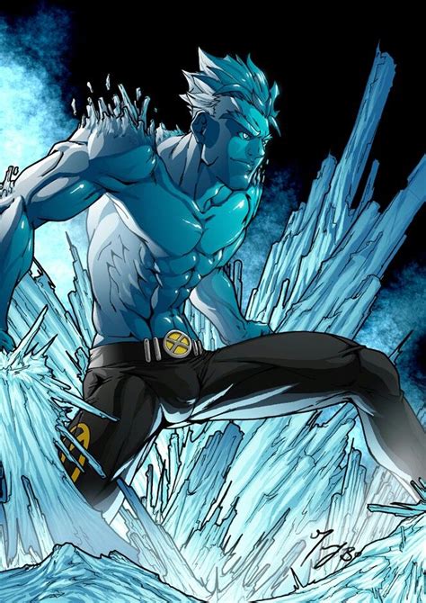 Iceberg Iceman Marvel Superhero Art Marvel Comics Art