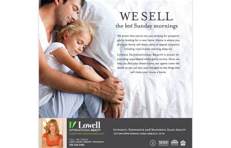Lowell International Realty Print Ad by @inkberries | Real estate ads