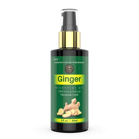 Lymphatic Drainage Ginger Oilginger Essential Oil Organic