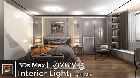 Vray 5 Interior Light In 3ds Max 2020 With Lightmix Tutorial And Render