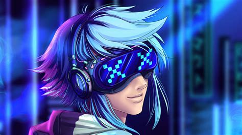 Neon Anime Boy Wallpapers Wallpaper Cave