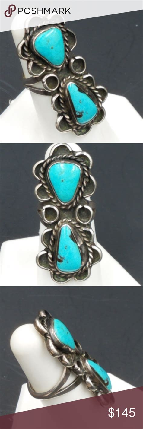 Just about anything that you can think of most quality jewelry stores will be able to prepare for you a customized piece of art. Vintage Native American Sterling Turquoise Ring Vintage ...