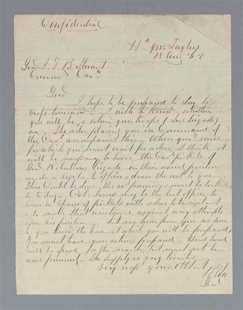 Civil War Lee Robert E Autograph Letter Signed R E Lee To