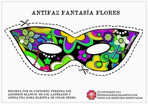 Imprimolandia Antifaces De Carnaval