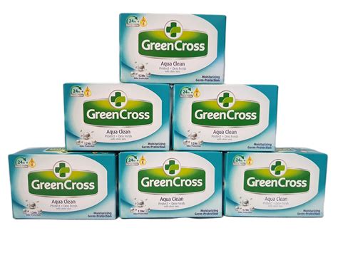 Green Cross Soap Aqua Clean Protect Deo Fresh With Silver Ions