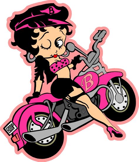 Betty Boop Motorcycle Atilainfinity