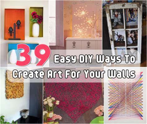 Easy Diy Wall Art Home And Garden