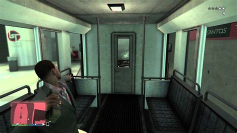 Grand Theft Auto 5 Inside Subway On A Train Youtube