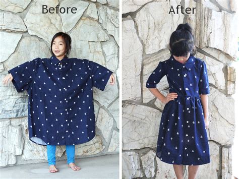 Kathryn gracefrom san francisco on august 19, 2014: DIY: Men's XL shirt into a little girl's dress - Life is ...