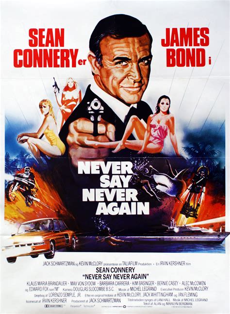 With the two women at a crossroads, the orphans must. "Never Say Never Again": Danish theatrical poster (1984 ...