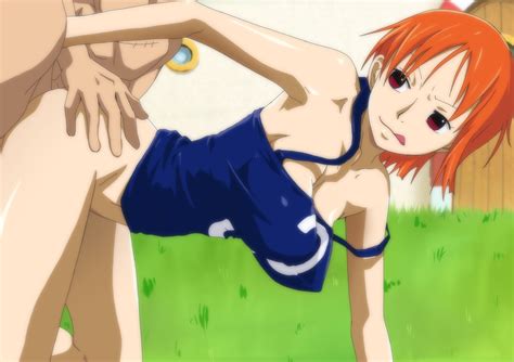 Rule 34 Big Breasts Clothed Sex Kyabakurabakufu Nami One Piece Orange
