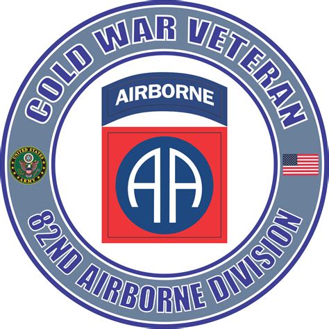 Us Army Cold War 82nd Airborne Veteran Decal