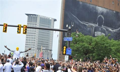 Cleveland Lebron James Banner Coming Down Sole Collector