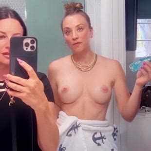 Kaley Cuoco Nude Bathroom Antics And Full Frontal Selfies Released