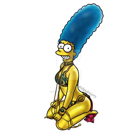 marge simpson by sketchygerry on deviantart