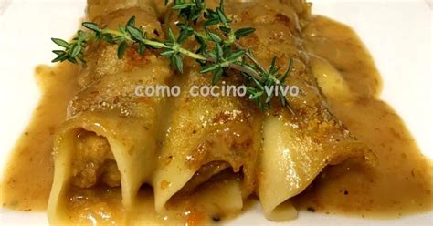 Hacerla como si fuera la última vez. Canelones de cocido con bechamel de caldo | Recetas de ...
