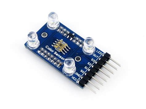 Tcs3200 Rgb Color Sensor Module Recognition For Arduino Stm32 In Demo