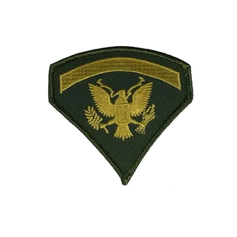 Us Army Specialist E 5 Spec 5 Rank Tab Patch Color Veteran Owned