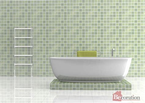While you could paint a wall, the bathroom is a natural place to create an accent wall out of tile. Bathroom wall designs - becoration
