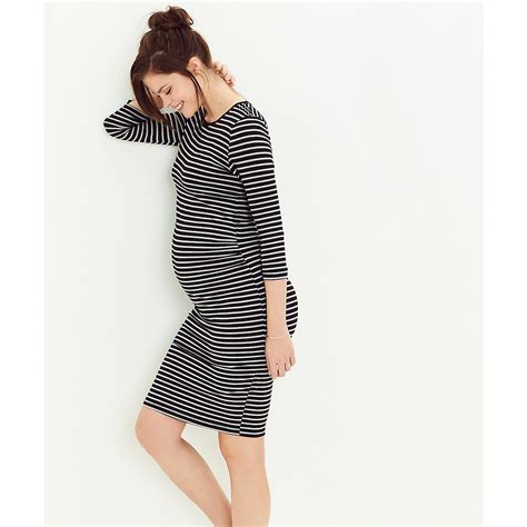 Blooming Marvellous Striped Ribbed Maternity Tube Dress Reviews