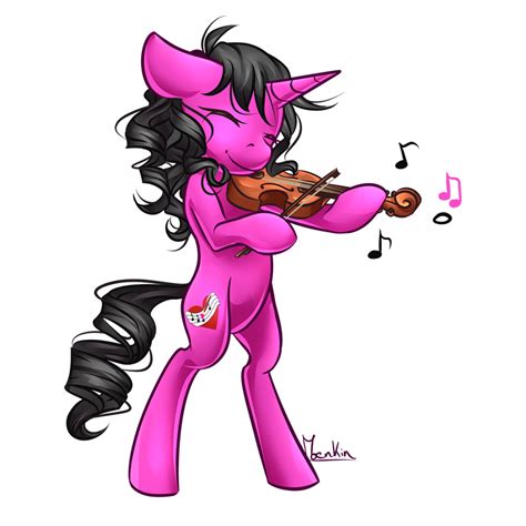 Commission Pink Violin By Moenkin On Deviantart Pink Violin Mlp Pony