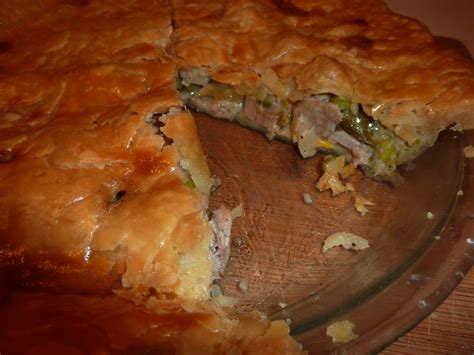 My mother used to dice up the previous nights pork chops to make a danish dish called biksemad which was basically a hash made with pork, potatoes and onions. Pork Pot Pie | "Deja Vu" Cook