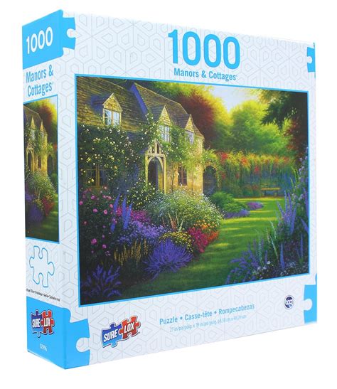 Manors And Cottages 1000 Piece Jigsaw Puzzle Cottage Garden Free Shi