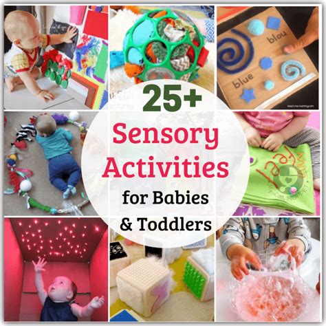 25 Easy Sensory Activities For Babies And Toddlers Infant Activities