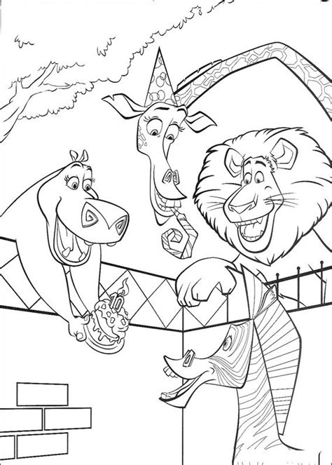 Madagascar Coloring Pages Books Free And Printable
