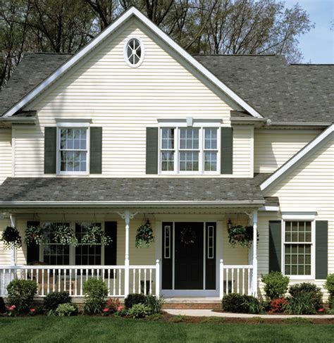 Vinyl siding has been the leading exterior siding choice in the u.s. Kaycan Vinyl Siding (Ivory Siding with White Trims and ...