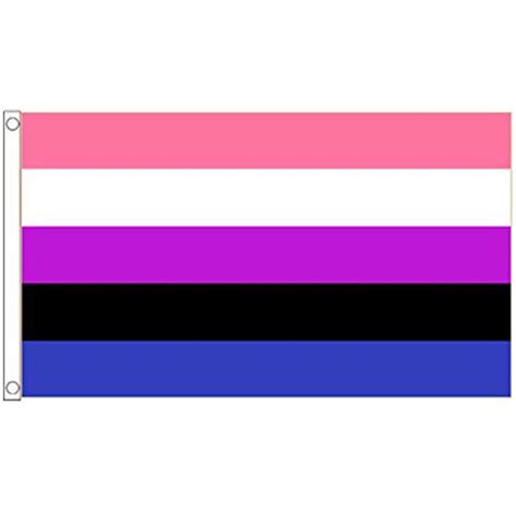 Gender Fluid Pride Flag 5ft X 3ft Premium Uk