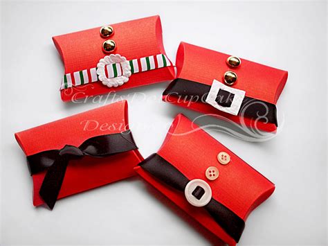 Craftsdotcupcake Mini Santa Suit Treat Box Template