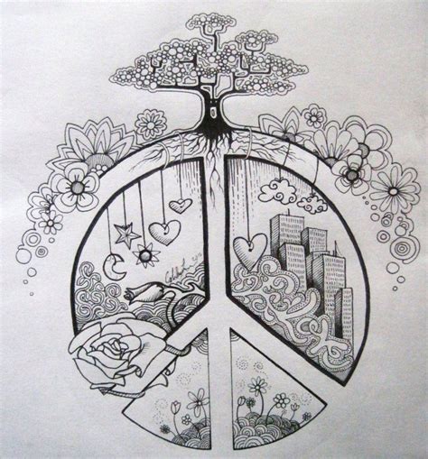 Peace Love And Harmony Peace Sign Art Peace Drawing Peace Art