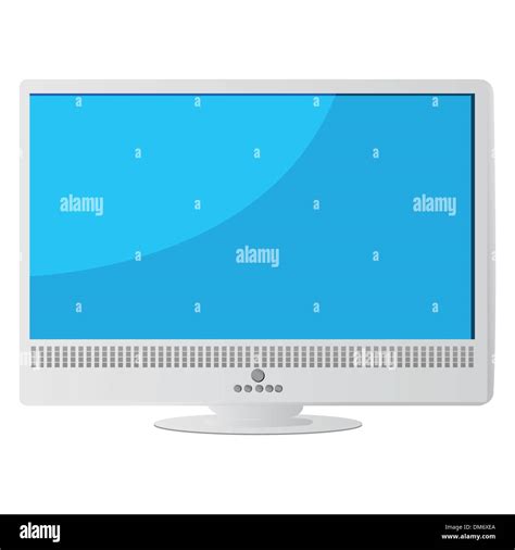 Wide Screen Monitor Stock Vector Image And Art Alamy