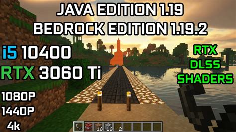 Rtx 3060 Ti Minecraft Java And Bedrock 9 Shaders Rtxdlss 1080p