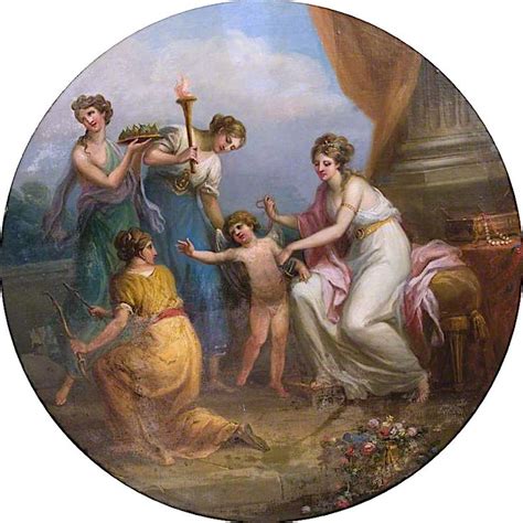 The Athenaeum Disarming Of Cupid Antonio Zucchi Painting Art