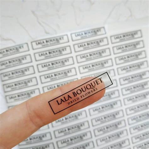 Transparent Stickers Custom Clear Stickers Custom Labels Etsy Clear