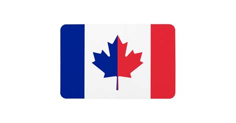 French Canadian Flag Magnet Zazzle