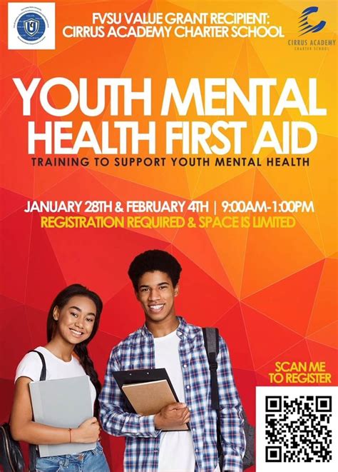 Youth Mental Health First Aid Cirrus Academy Charter School