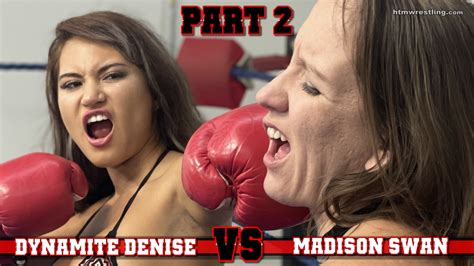 dynamite denise vs madison boxing part 2 hdmp4 hit the mat boxing and wrestling clips4sale