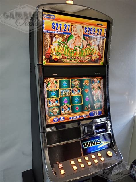 Wms Heidis Bier Haus Bb2 Video Slot Machine With Dual Monitors For