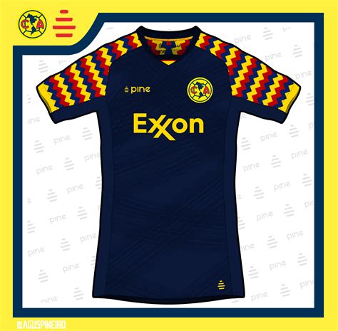 Club América Away Kit By Pine
