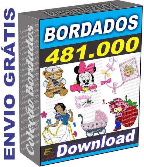 481 000 Matrizes Bordados Formato Jef Envio Grátis Download