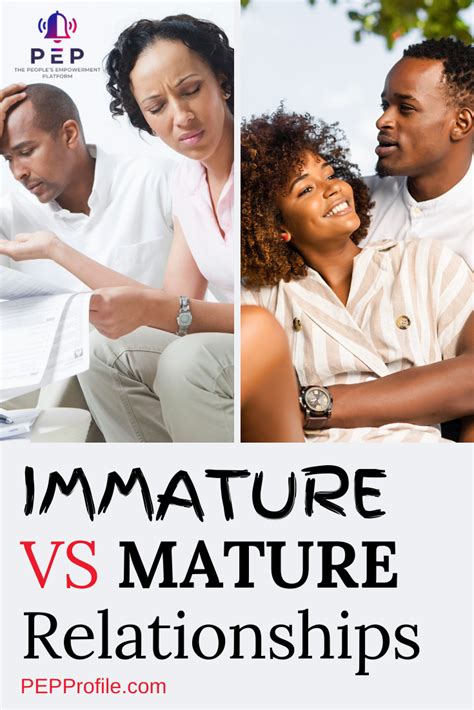 immature relationship behavior how to express feelings immature relationship
